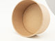 Single Use Eco Friendly Round Kraft Paper Bowls Container Food Grade