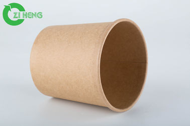 Tek kullanımlık 8 Oz Kraft Kağıt Bardaklar, Kağıt Kapaklı Özel Baskılı Kağıt Bardaklar