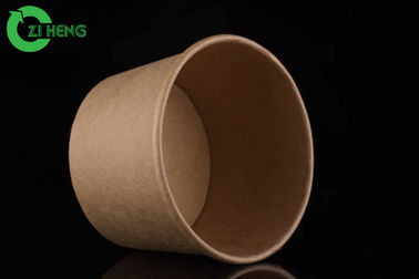 Yağsız Makarna 335 Gsm Kraft Kağıt Kaseler Takeaway 36 Oz CE Belgesi