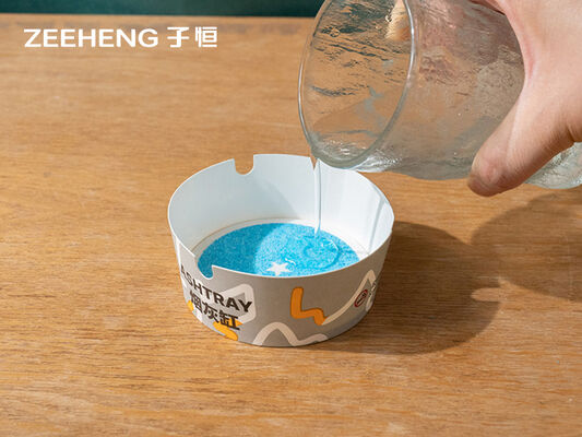 Otel, Restoran ve Evler için SAP Malzemeli ve Su Köpüren Kendiliğinden Sönen 6oz Kapasiteli Dikdörtgen Kağıt Kase